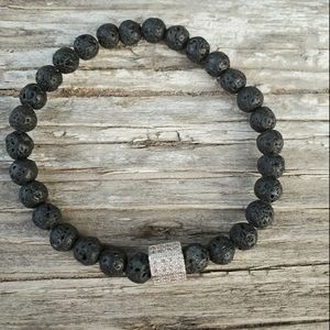 Lava Rock Bracelet